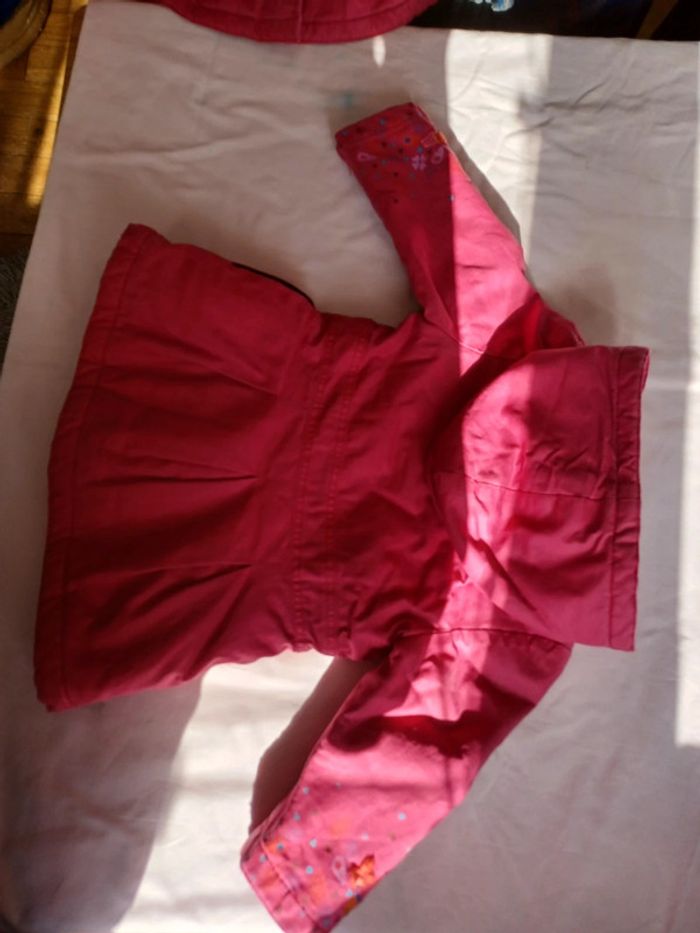 Manteau bébé fille catimini rose 18 mois - photo numéro 2