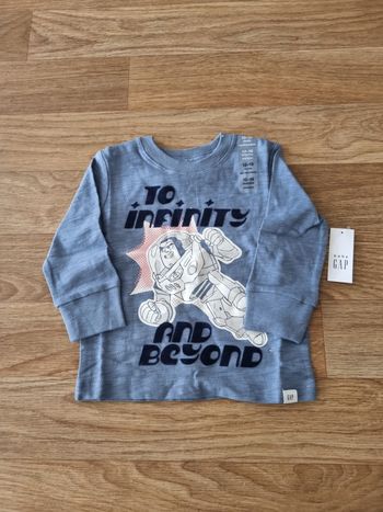 T-shirt manches longues baby GAP - Buzz l'éclair (Disney pixar)