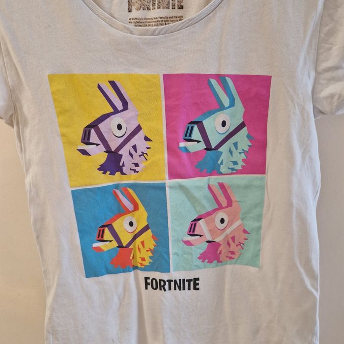 Tee-shirt fortnite 14 ans mixte - photo numéro 2