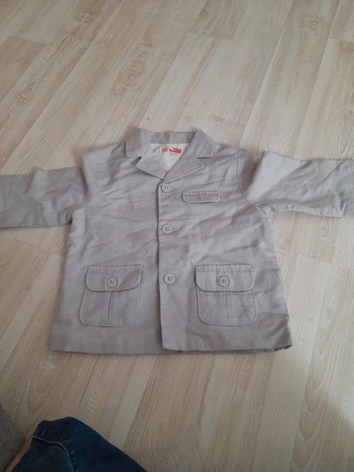 Veste en lin 18mois DPAM - photo numéro 2