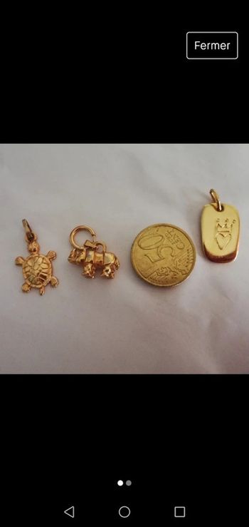 Magnifique lot pendentifs vintage