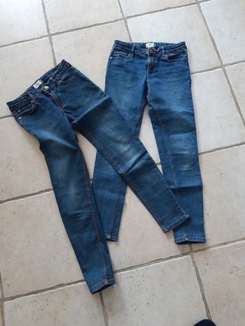 2 jeans skinny 12 ans