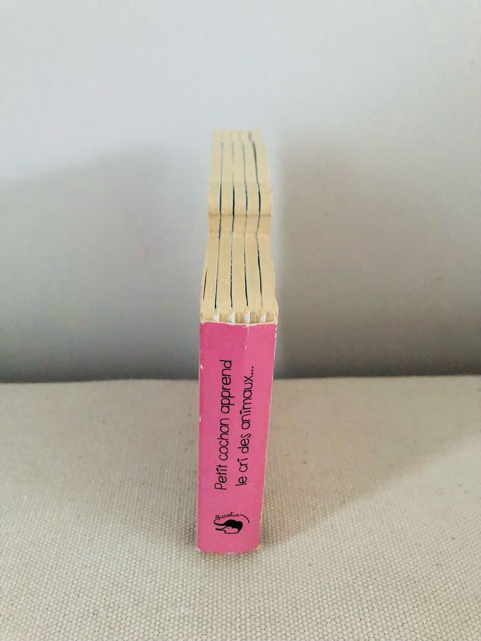 Petit livre bébé petit cochon append les cris des animaux - photo numéro 3