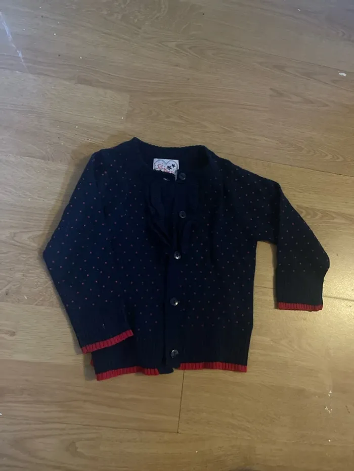 Cardigan gilet fille 9 mois Tissaïa