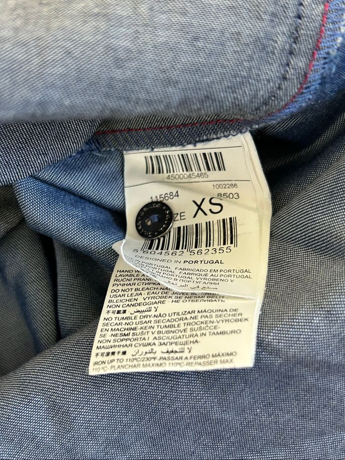 Chemise bleue à manches longues Salsa taille XS jamais portée - photo numéro 10