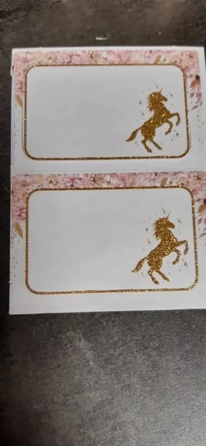 Lot de 13 Étiquettes pour cahiers / livres scolaires - photo numéro 2