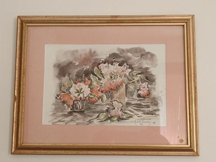 Aquarelle bouquet de fleurs