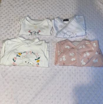 Lot habits fille 6 mois