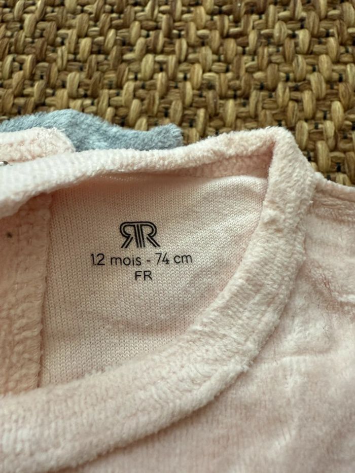 Lot de 3 pyjamas bébé 12M/74cm - photo numéro 5