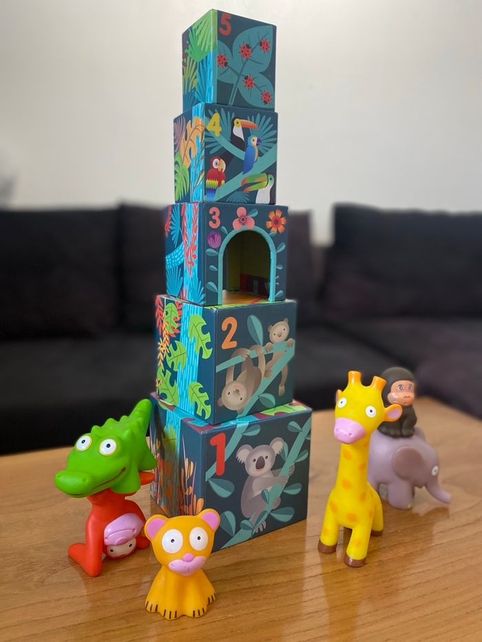 Tour de cubes à empiler - photo numéro 5