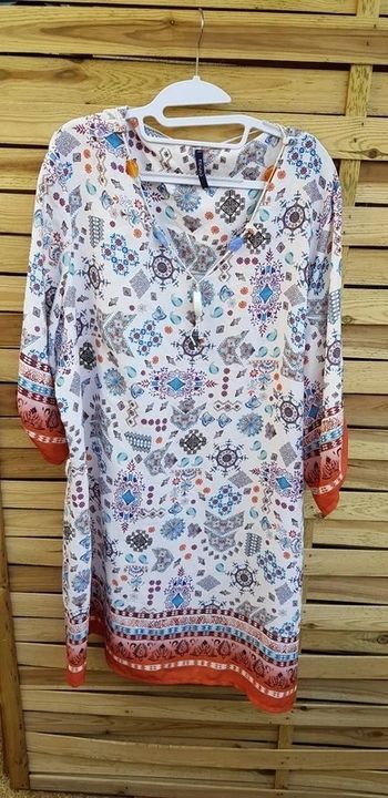 Tres jolie robe été et mi saison état excellent 