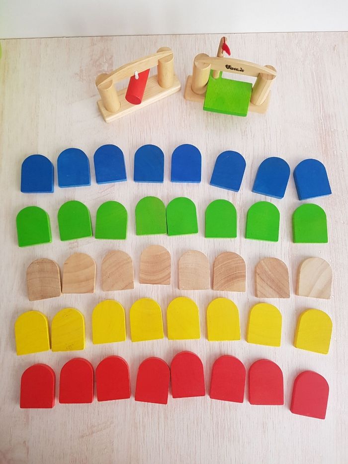 Dominos en bois knock and fall de Voilà - photo numéro 7