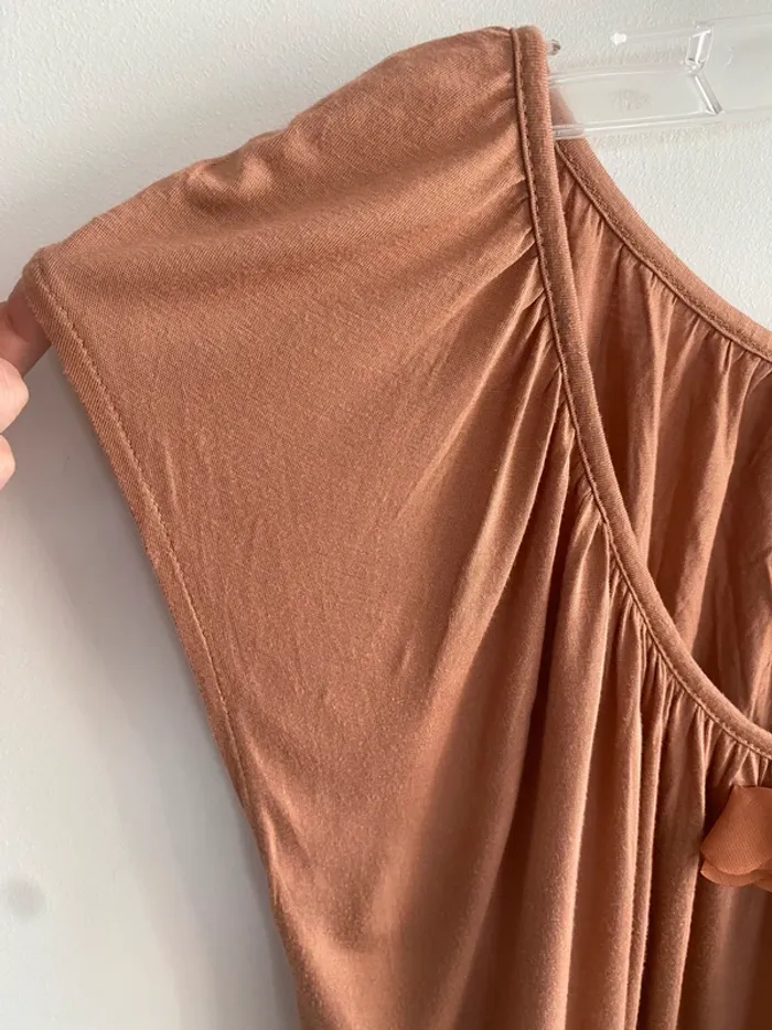 Top sans manche H&M Terracotta - photo numéro 2