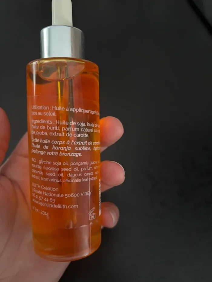 Huile sublimatrice de bronzage 80 ml - photo numéro 2