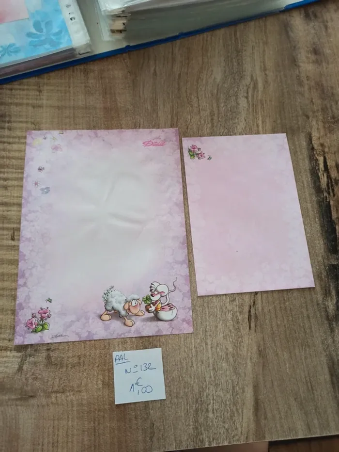 Papier à lettre Diddl 132 1,00€