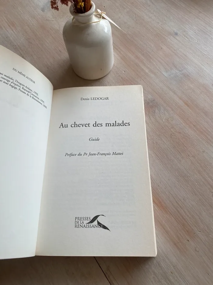 Livre Au chevet des malades de Denis Ledogar - photo numéro 2