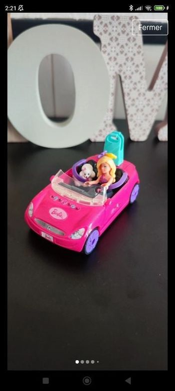 Lot neuf voiture cabriolet Lego barbie et accessoires