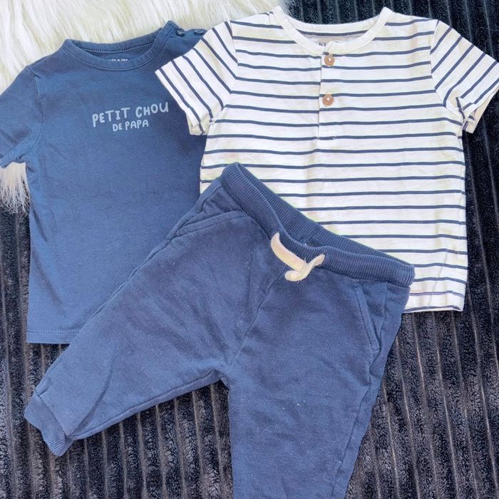 Ensemble 2 t shirt + pantalon - photo numéro 2