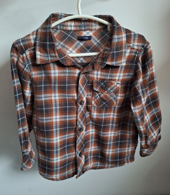 Chemise carreaux
