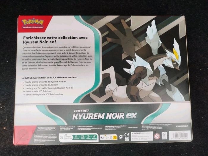 Coffret Pokémon Kyurem Ex Noir. Neuf - photo numéro 2
