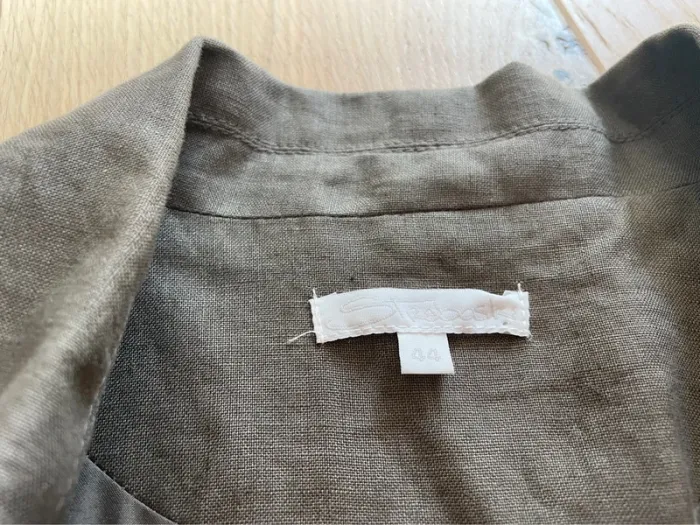 Veste marron en lin - Streboski - 44 - photo numéro 6