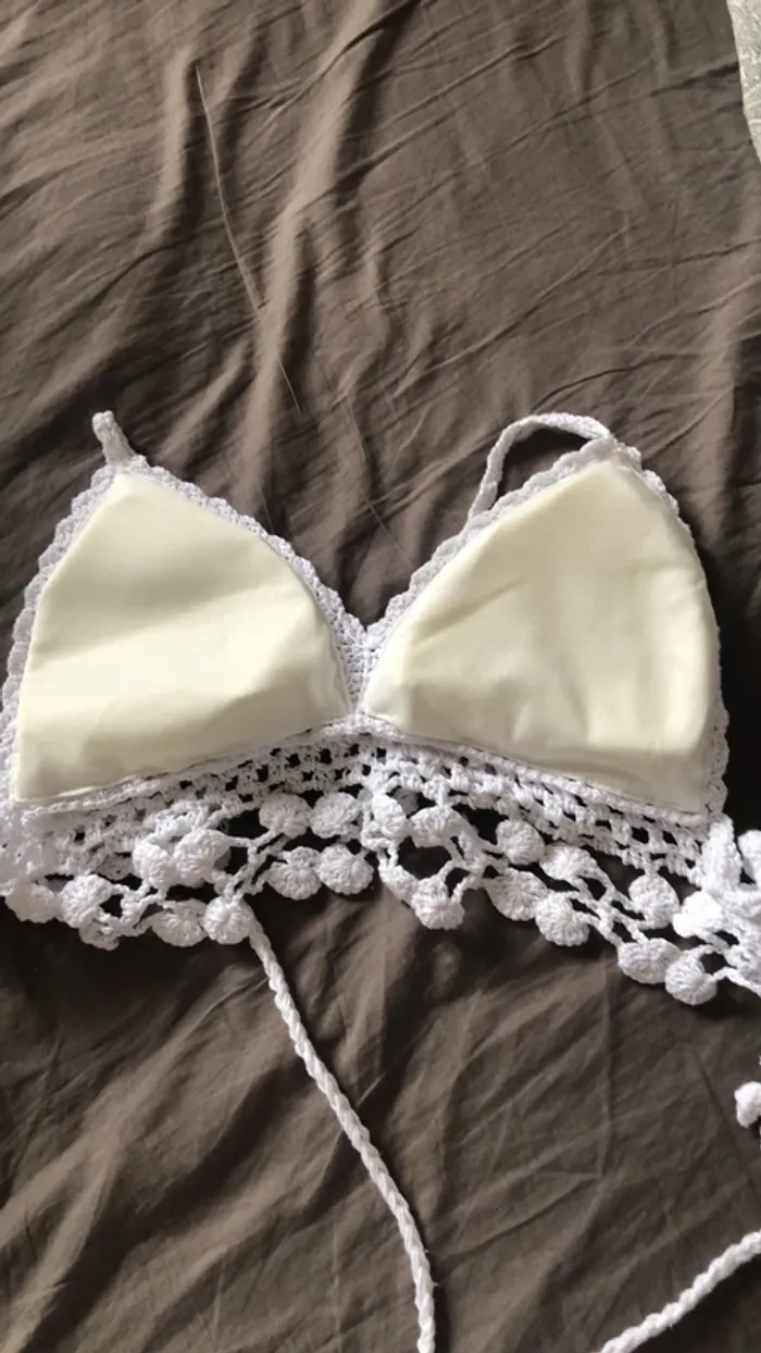 Top crochet ou haut maillot bain - photo numéro 5