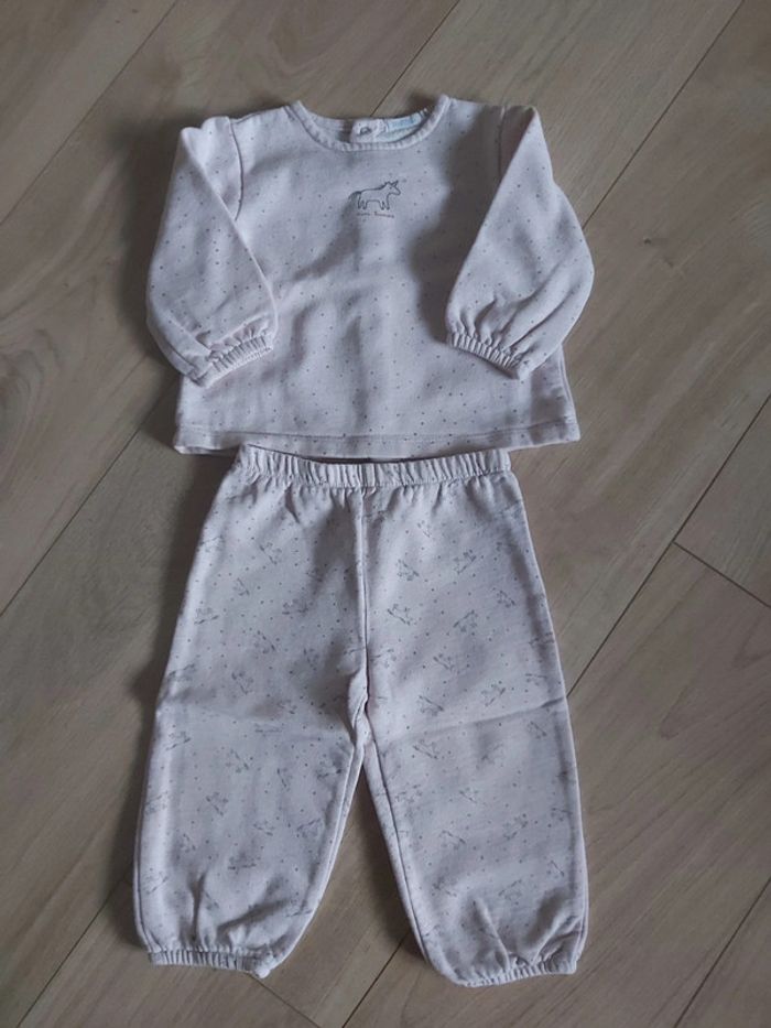 Pyjama 2 pièces coton fille Bout'chou 18 mois (78)