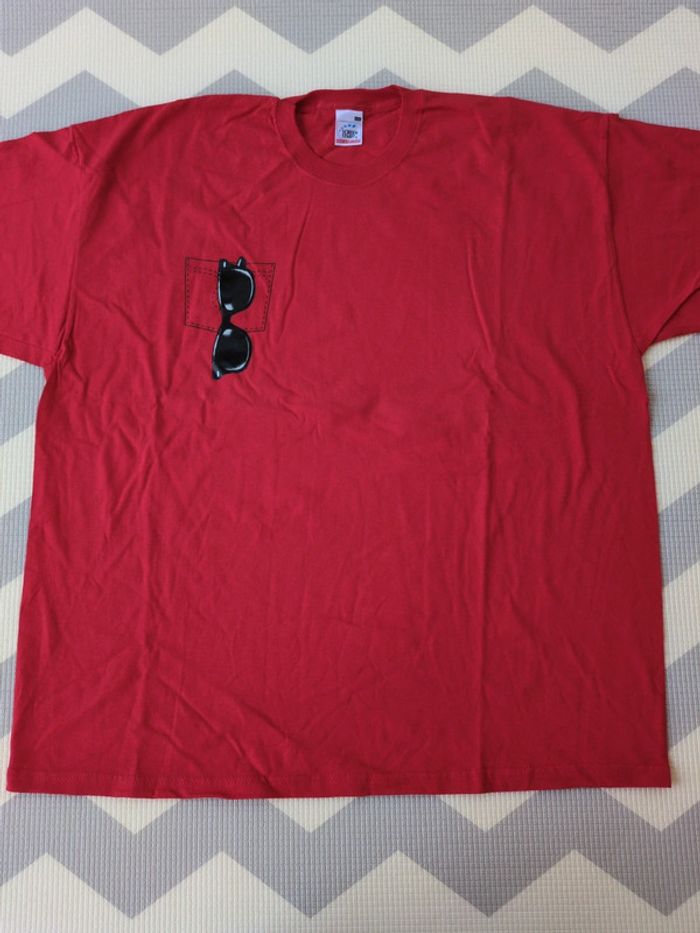 Tee shirt rouge Fruit of the Loom