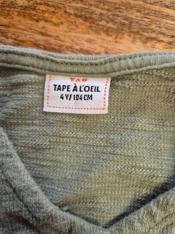 Combinaison short 4 ans kaki Tao - photo numéro 3