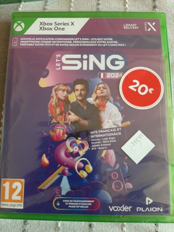 Jeu Xbox Series X  One.  Let's sing 2024.