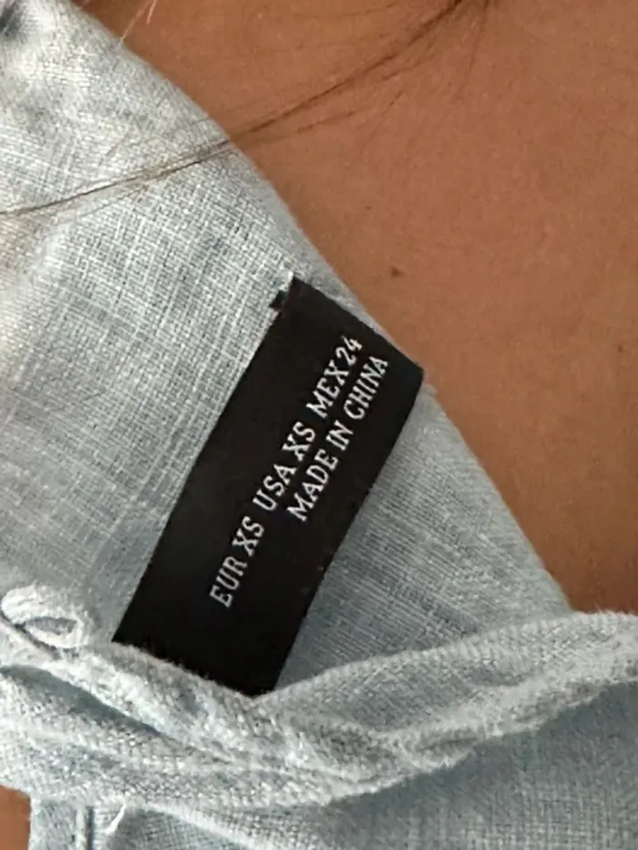 Robe Légère Vintage Bleu Taille XS - photo numéro 3