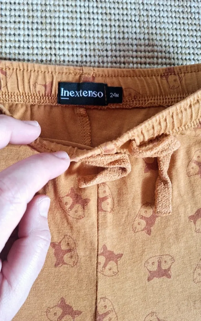 Pantalon léger garçon 2 ans Motif renard - photo numéro 2