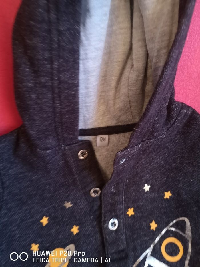 Ensemble survêtement garçon 12 mois - photo numéro 3