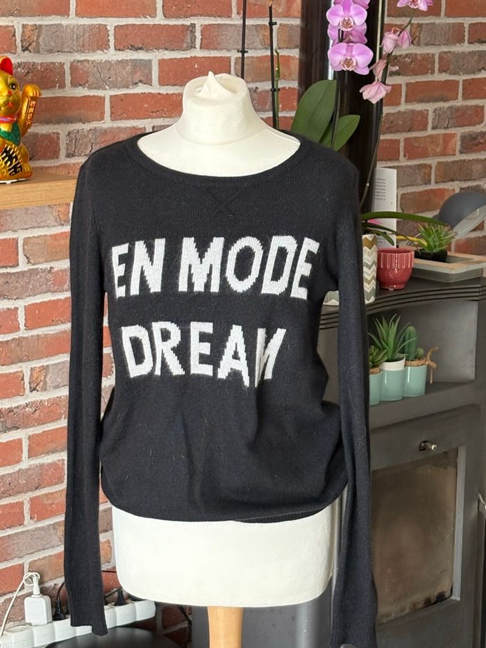 Pull col rond angora soft grey 38/40