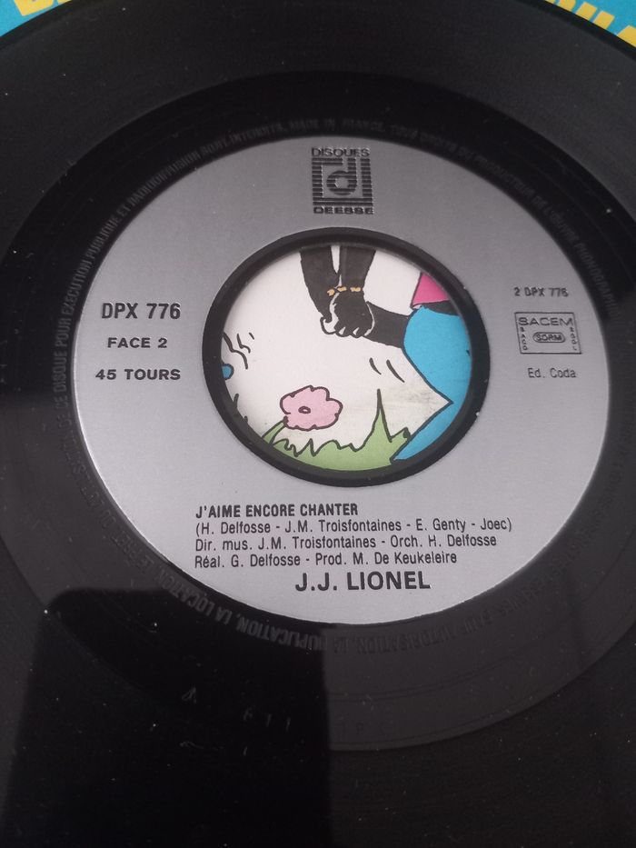 45T J.J. Lionel, La danse des petits chats - photo numéro 6