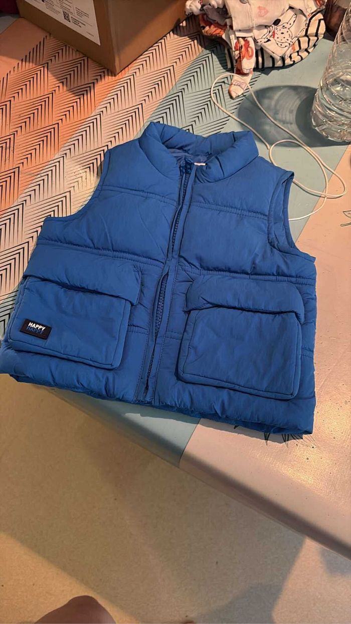Doudoune bleu