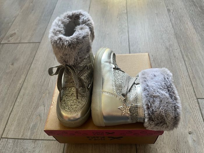 Bottes hiver Argentés enfant