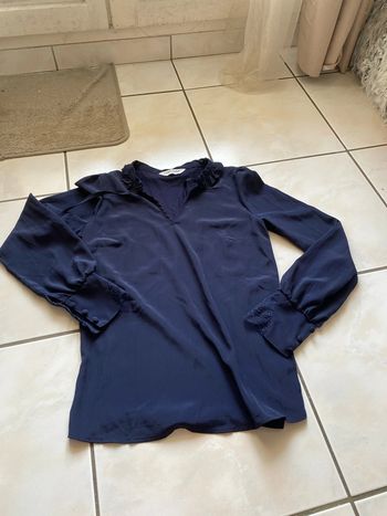 Blouse, Naf-Naf, bleu marine, taille 36
