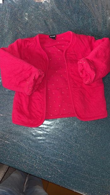 Petit gilet molleton 6M 63/69 cm