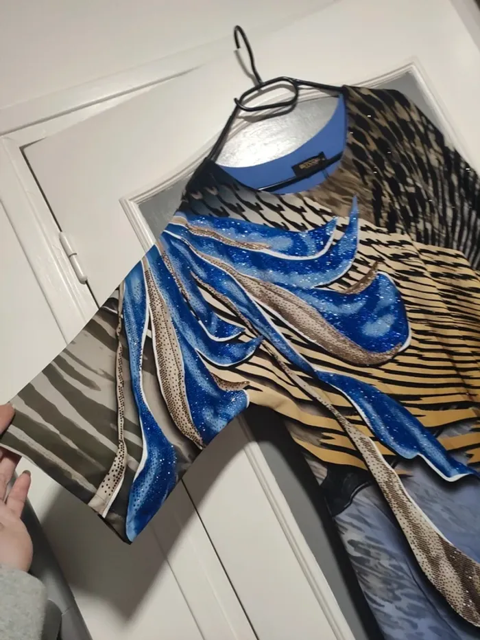 Robe algérienne habillée, à strass neuve, taille 46 - photo numéro 5