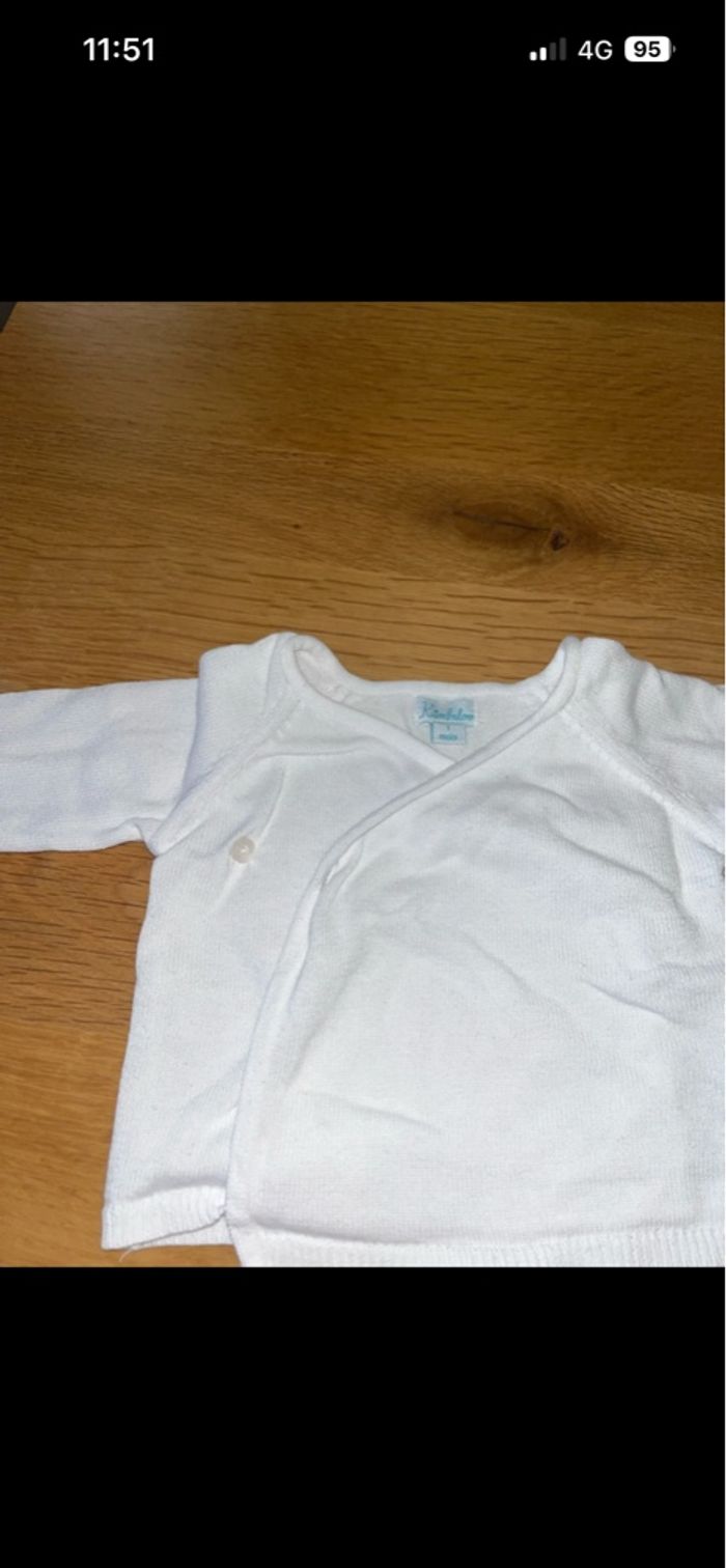 2 brassières naissance blanches 1 mois - photo numéro 2