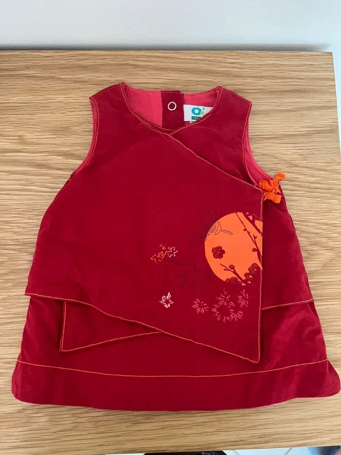 Robe rouge Vertbaudet