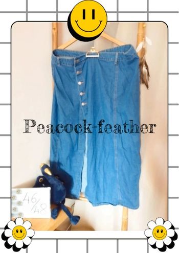 Jupe longue jean 46/48 2xl shein