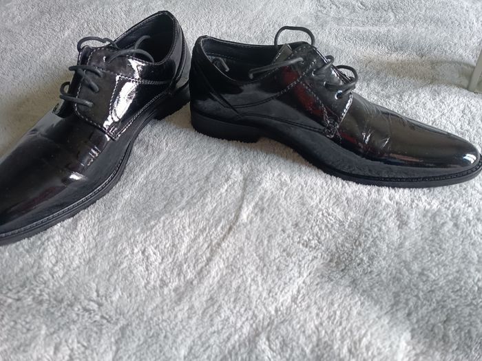 Chaussures vernies noires homme élégantes - photo numéro 6