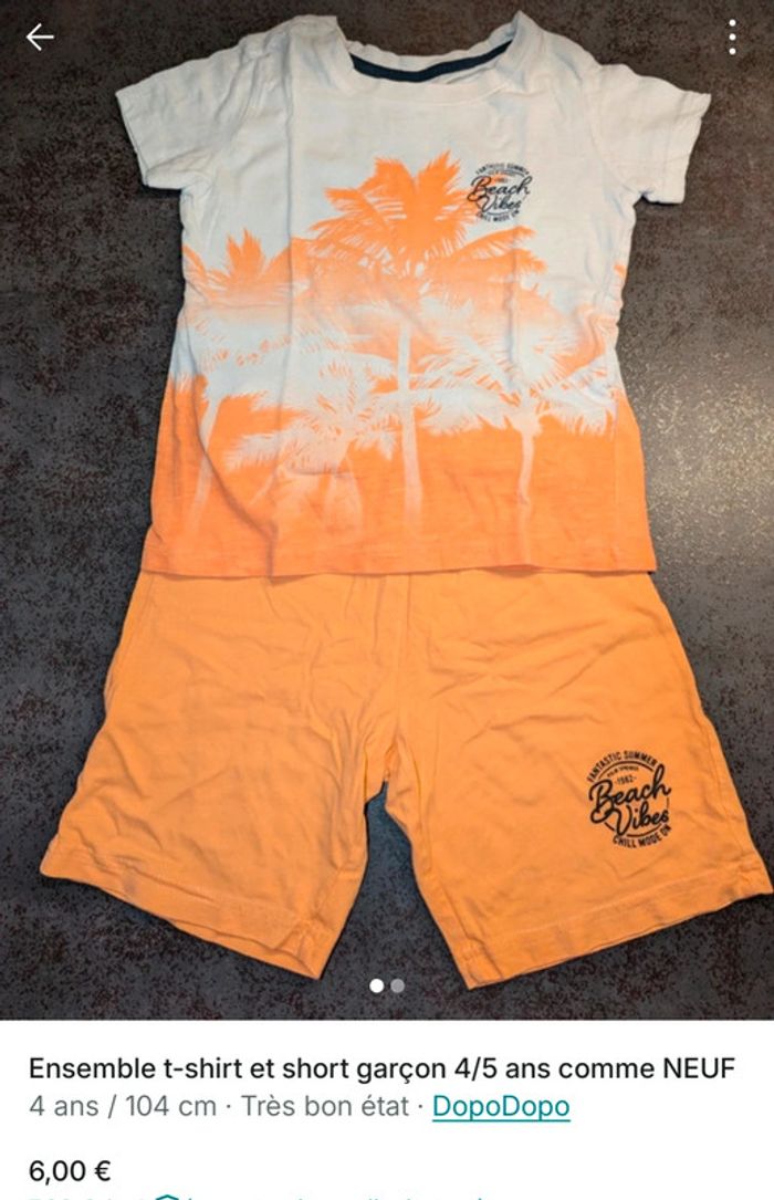 Lot été garçon 4/5 ans - Offre - photo numéro 4