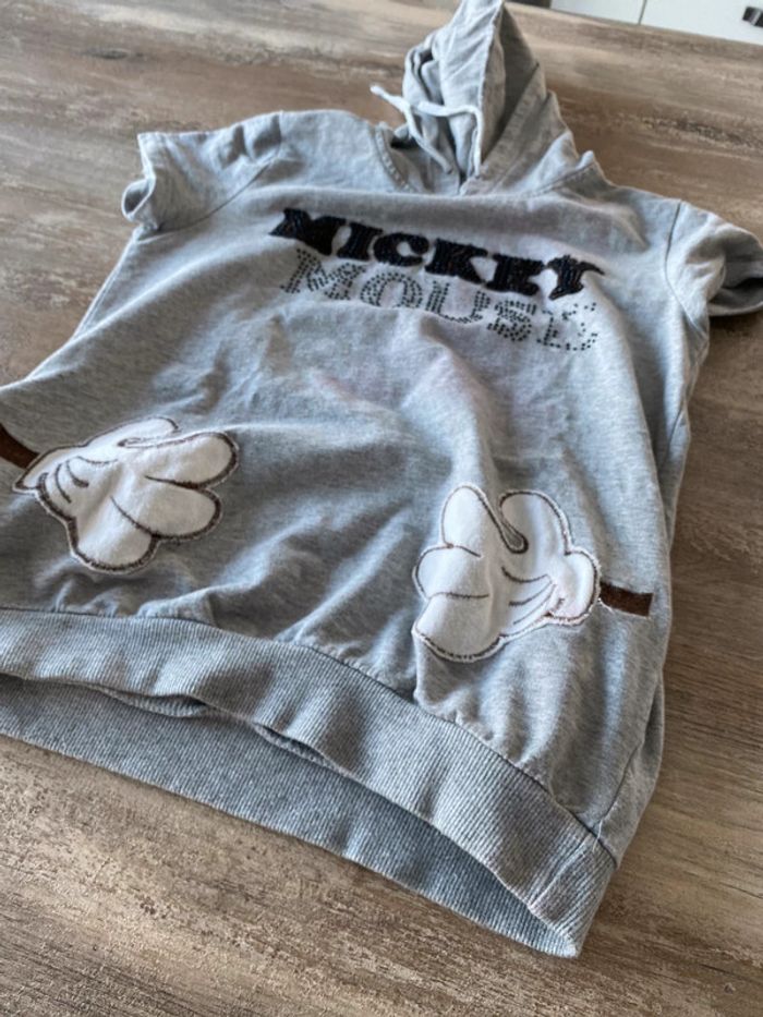 Sweat capuche printemps été Disney Mickey Mouse 12/16 ans ou XS/S - photo numéro 2