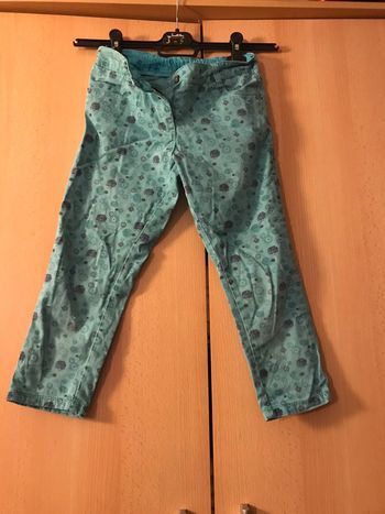 Jeans vert bleu turquoise