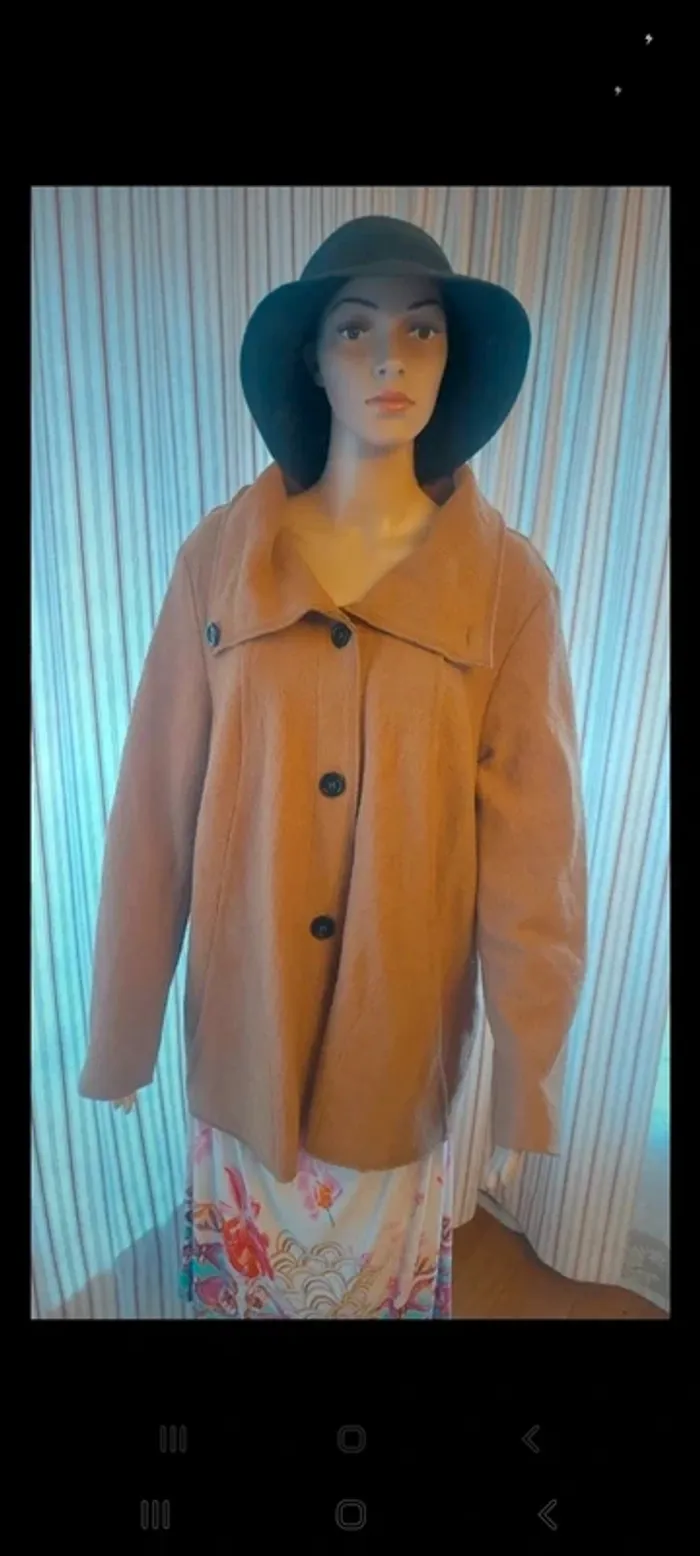 Pardessus Verpass fr/be 48  moutarde