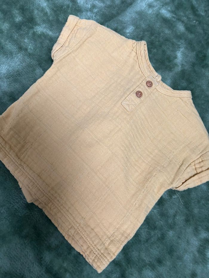 T shirt coton effet lin - photo numéro 2