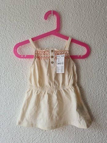 robe beige Kiabi